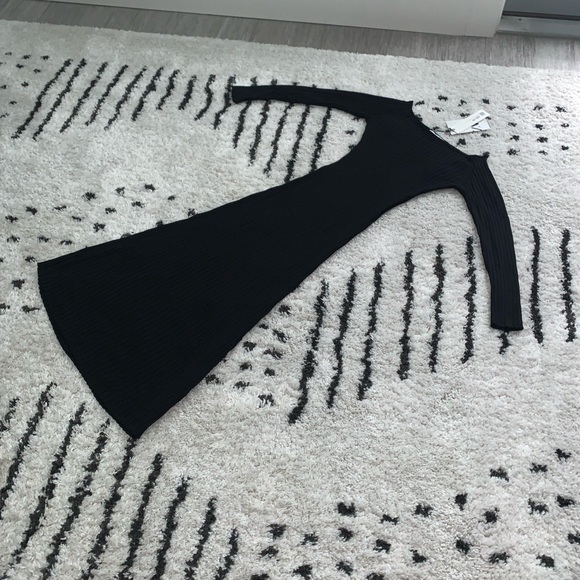 🆕 Zara Cut Out Rib Dress SIZE Medium - Picture 10 of 11